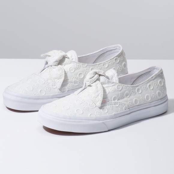 vans authentic knotted pink